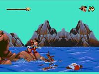une photo d'Ã©cran de Disney s Pinocchio sur Sega Megadrive